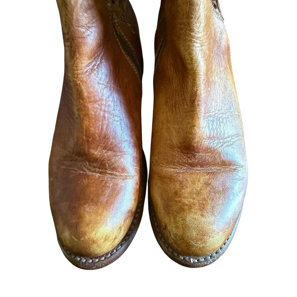 Bed Stu Cobbler Cheshire Boots 8 Mid-Calf Leather Zip Artisa boots - Picture 5 of 9